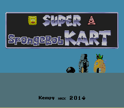 Super SpongeBob Kart – Super Nintendo Reproduction Cartridge