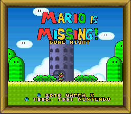 Mario Is Missing! Done Right (SNES) – Reproduction Cartridge