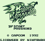 Bionic Commando – Game Boy SRAM Reproduction Cartridge