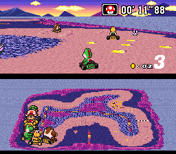 Super Mario Kart Horizons SNES Reproduction Cartridge