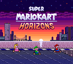 Super Mario Kart Horizons SNES Reproduction Cartridge