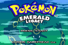 Pokémon Emerald Legacy – Game Boy Advance Reproduction