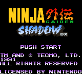Ninja Gaiden Shadow DX Gameboy Color Reproduction