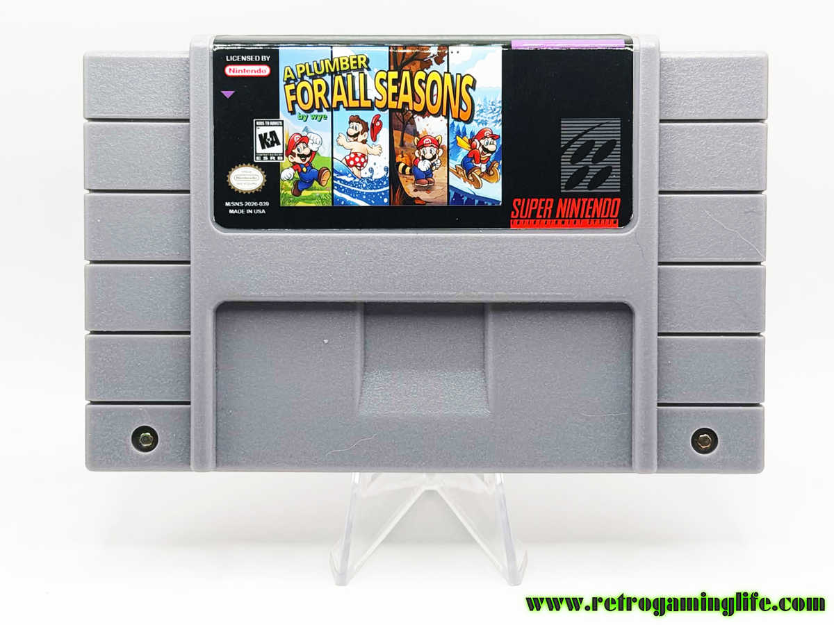 A Plumber for All Seasons – SNES Reproduction Cartridge