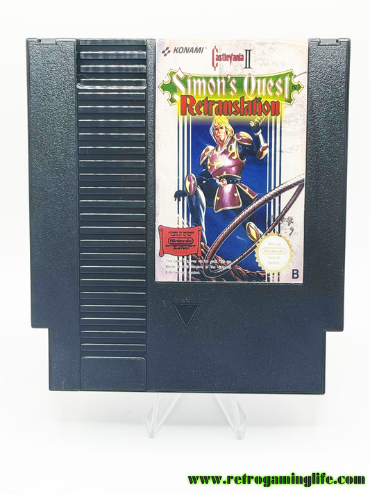 Castlevania II: Simon's Quest - Re-translation + Map NES Reproduction