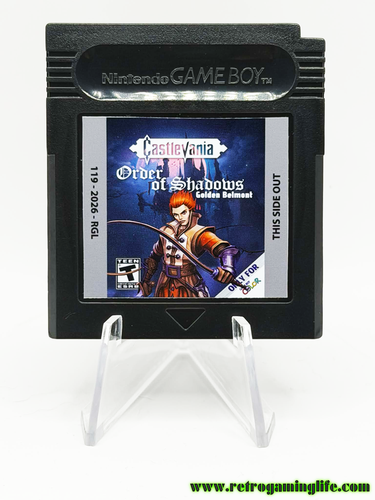 Castlevania: Order of Shadows – GBC Reproduction Cartridge