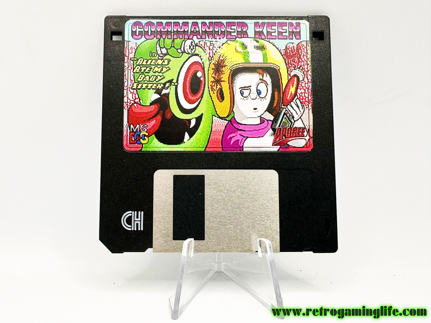 Commander Keen Babies Ate my Babysitter DOS Floppy Reproduction Video Game