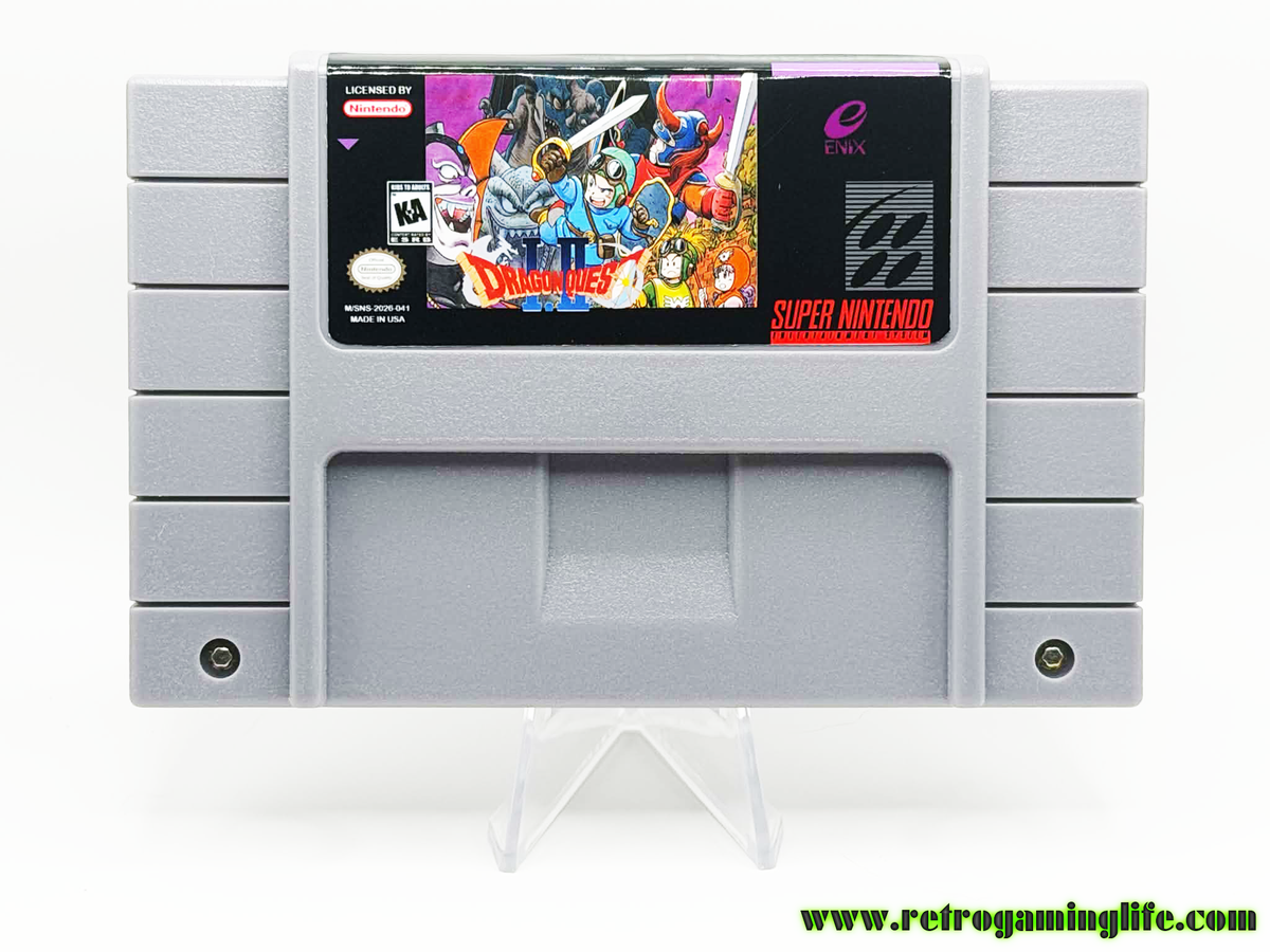 Dragon Quest I & II (English Translated) – SNES Reproduction Cartridge
