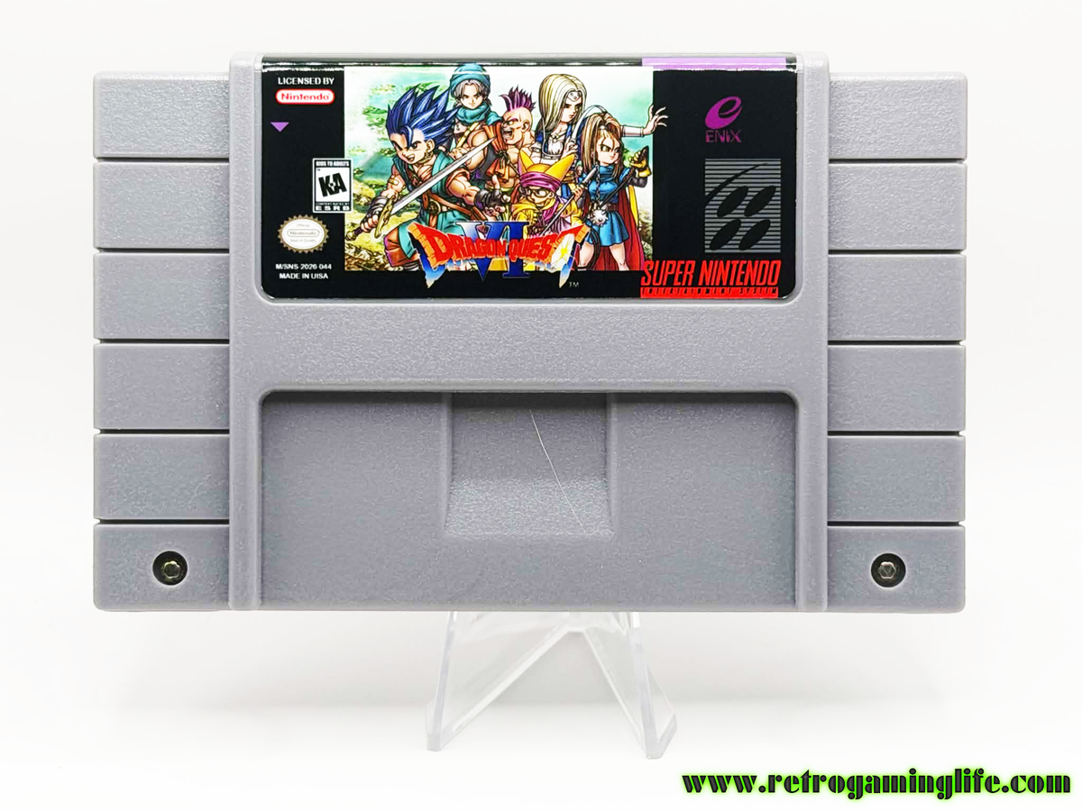 Dragon Quest VI (English Translated) – SNES Reproduction Cartridge