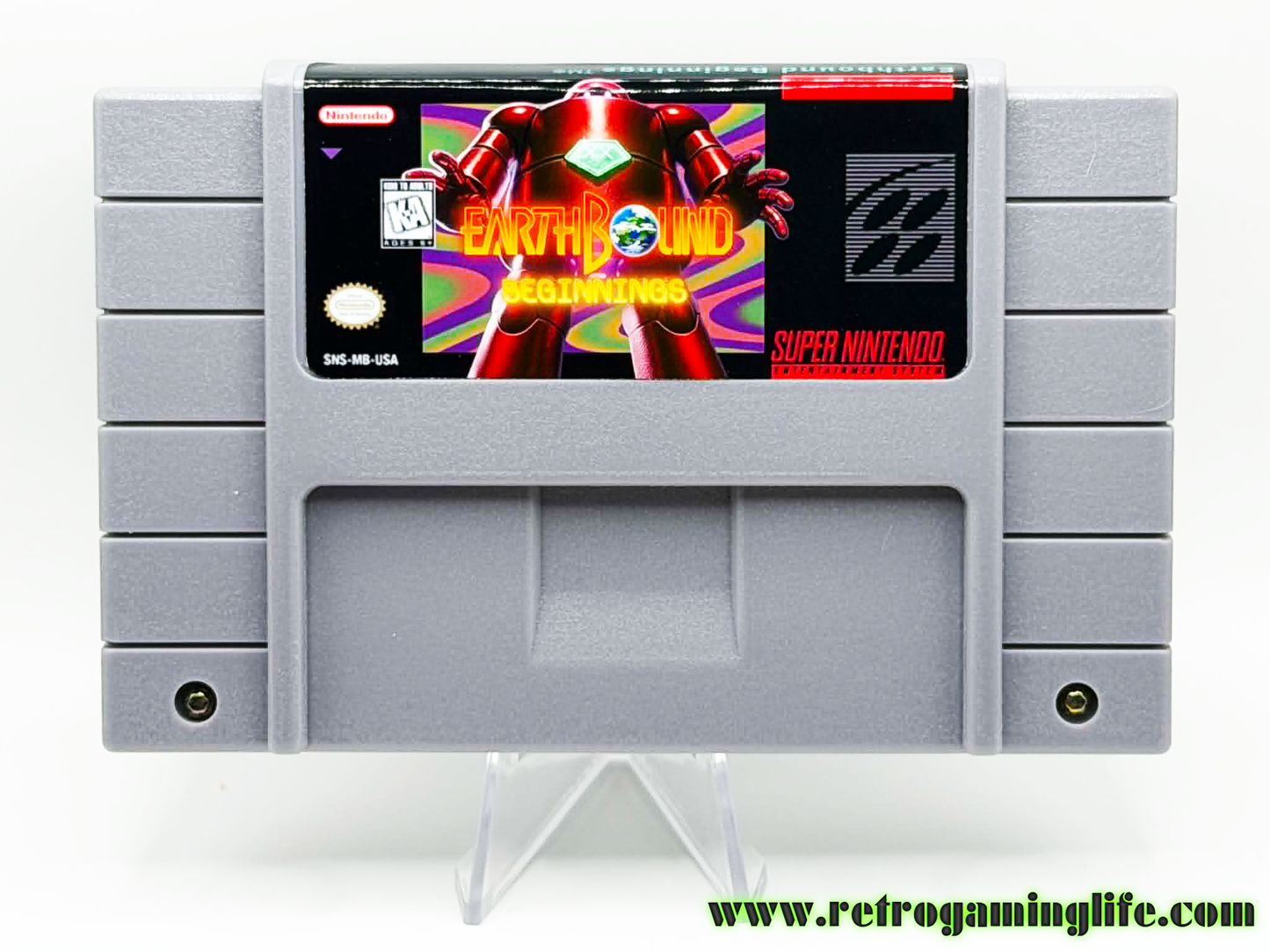 EarthBound Beginnings Reimagined (SNES) – Reproduction Cartridge