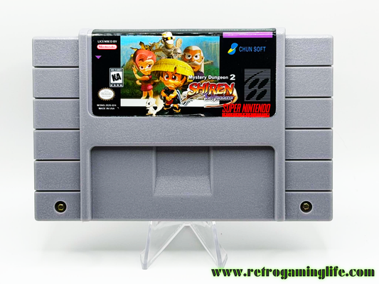 Mystery Dungeon 2: Shiren the Wanderer (SNES) – Reproduction Cartridge