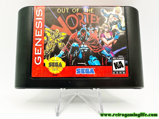 Out of the Vortex Prototype Sega Genesis Reproduction Video Game Cart