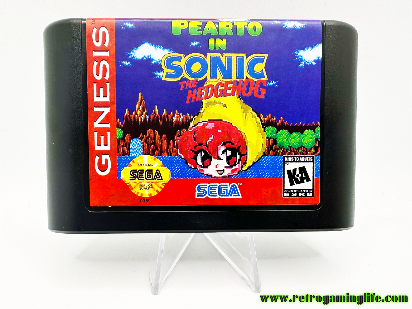 Pearto in Sonic the Hedgehog Sega Genesis Video Game Cart