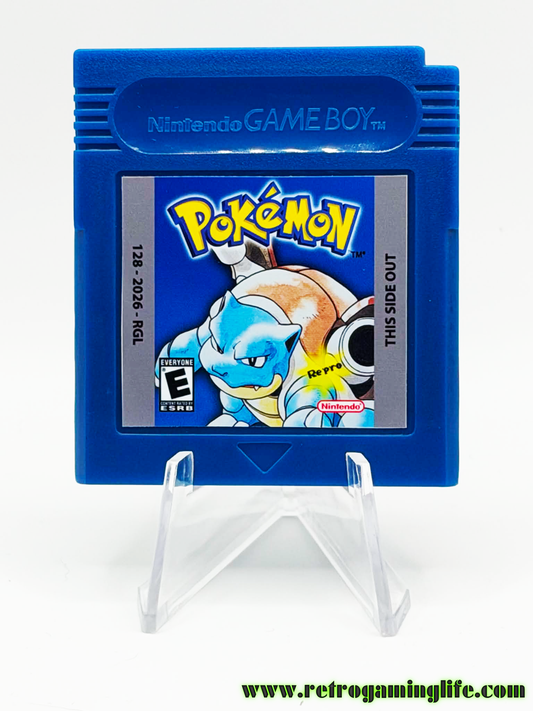 Pokémon Blue – Game Boy Reproduction Cartridge