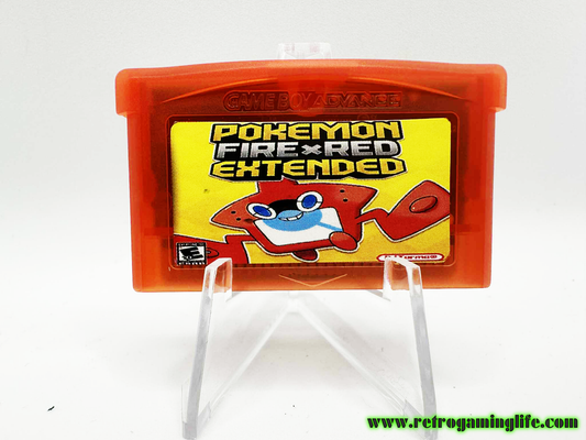 Pokémon Fire X Red Extended - Game Boy Advance Repro Cart 🔥