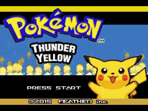 Pokémon Thunder Yellow Version – Game Boy Advance (Custom Cartridge) ⚡🎮