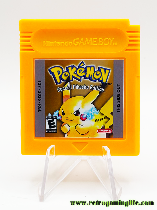 Pokémon Yellow: Special Pikachu Edition – Game Boy Reproduction Cartridge