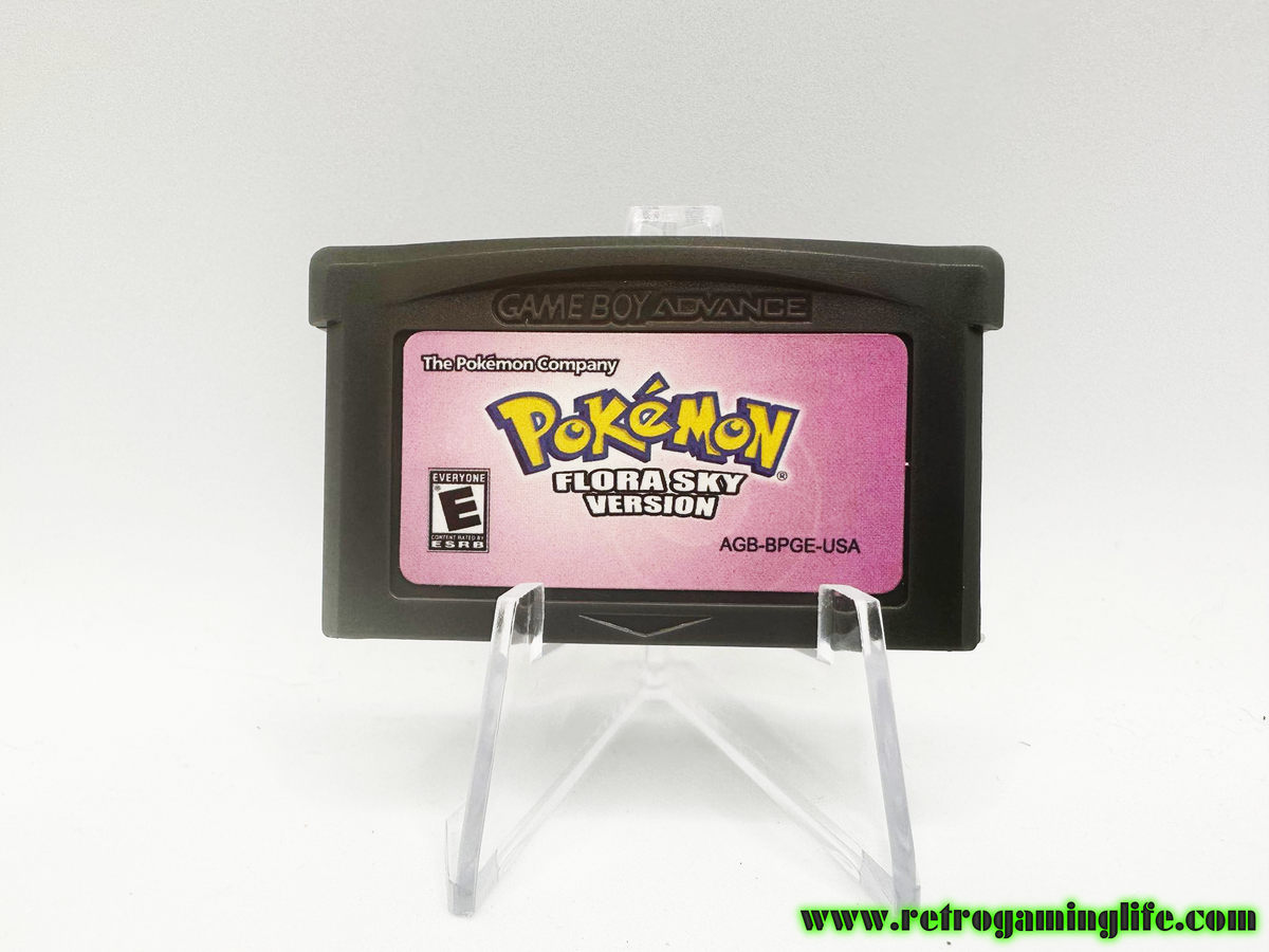 Pokémon Flora Sky Version (Game Boy Advance Reproduction Cartridge – Pink Edition)