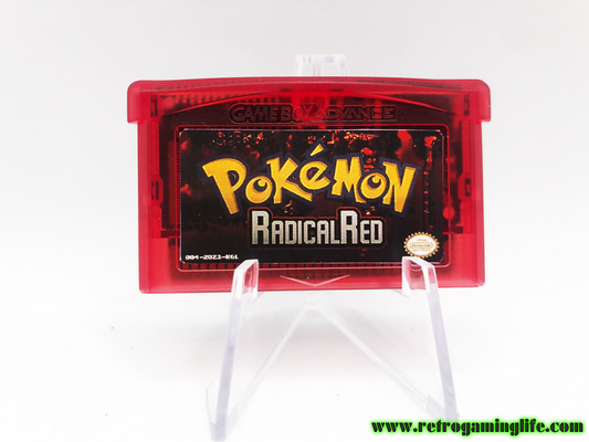 Pokemon Radical Red v4.1 Gameboy Advance Reproduction Game Cart