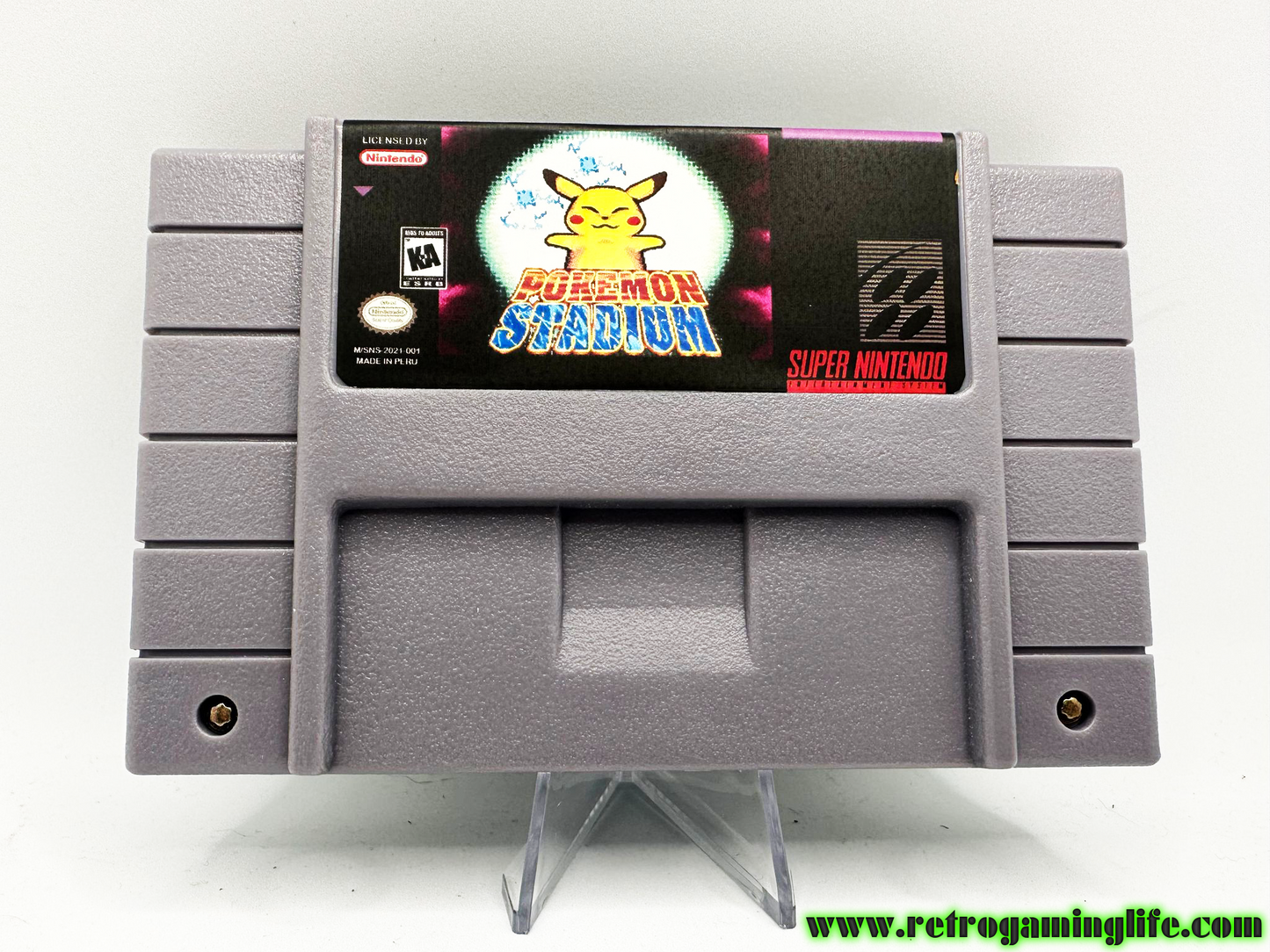 Pokemon Stadium Repro SNES Game Battle