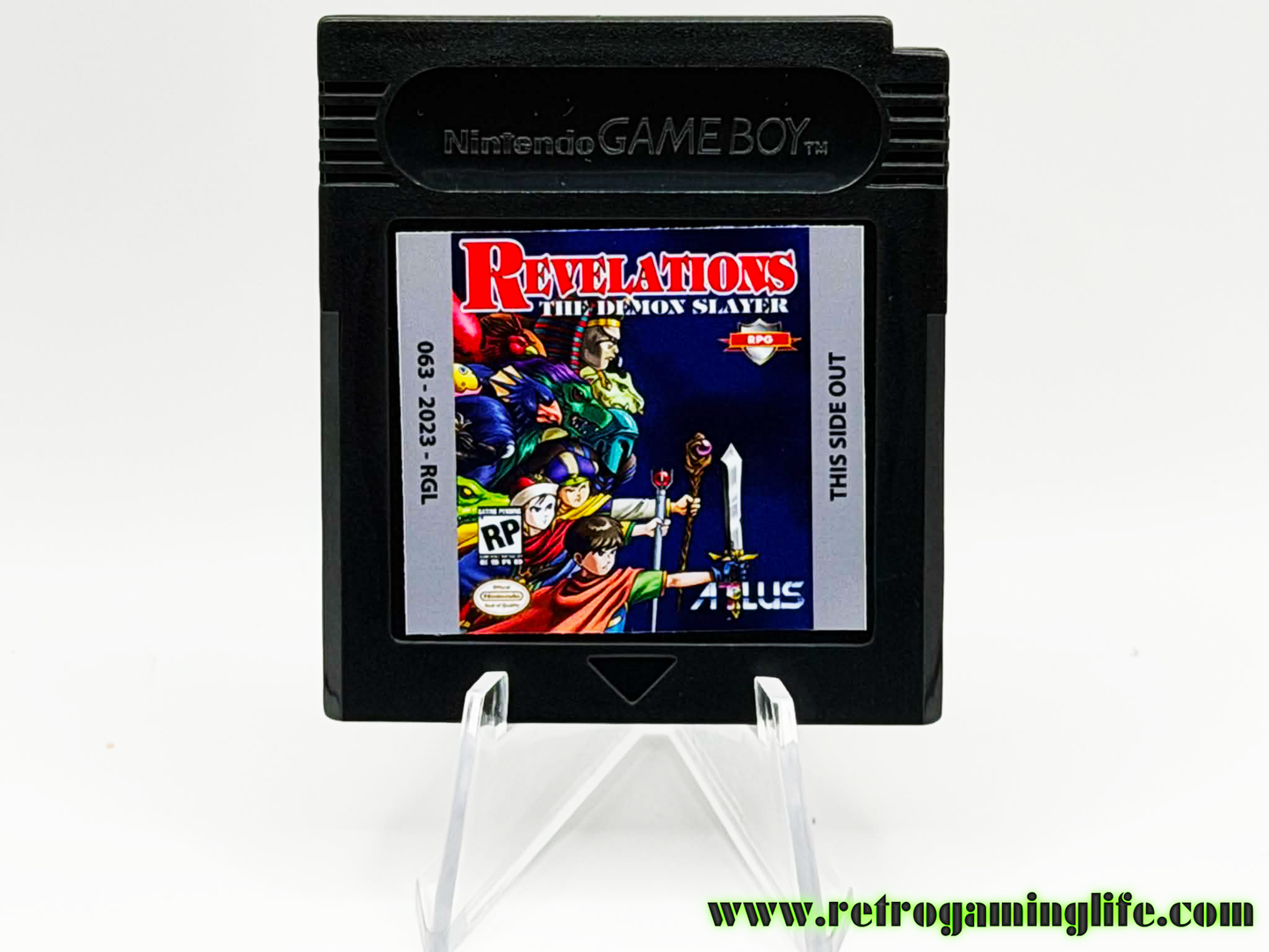 Revelations Demon Slayer Gameboy Color Reproduction Cart