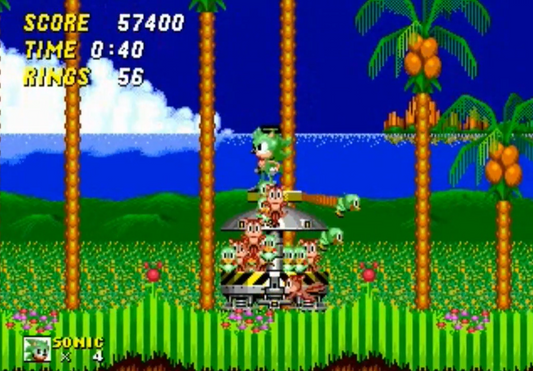 Irish the Hedgehog 2 Sega Genesis Repro Game Cart