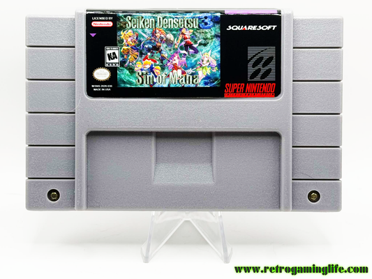 Seiken Densetsu 3: Sin of Mana – SNES Reproduction Cartridge