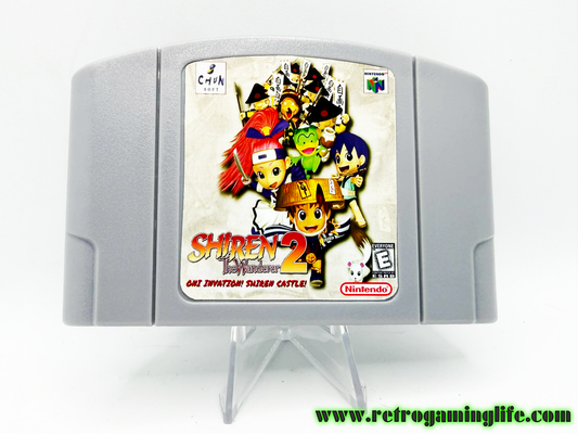 Shiren the Wanderer 2 English Nintendo 64 Reproduction Cart