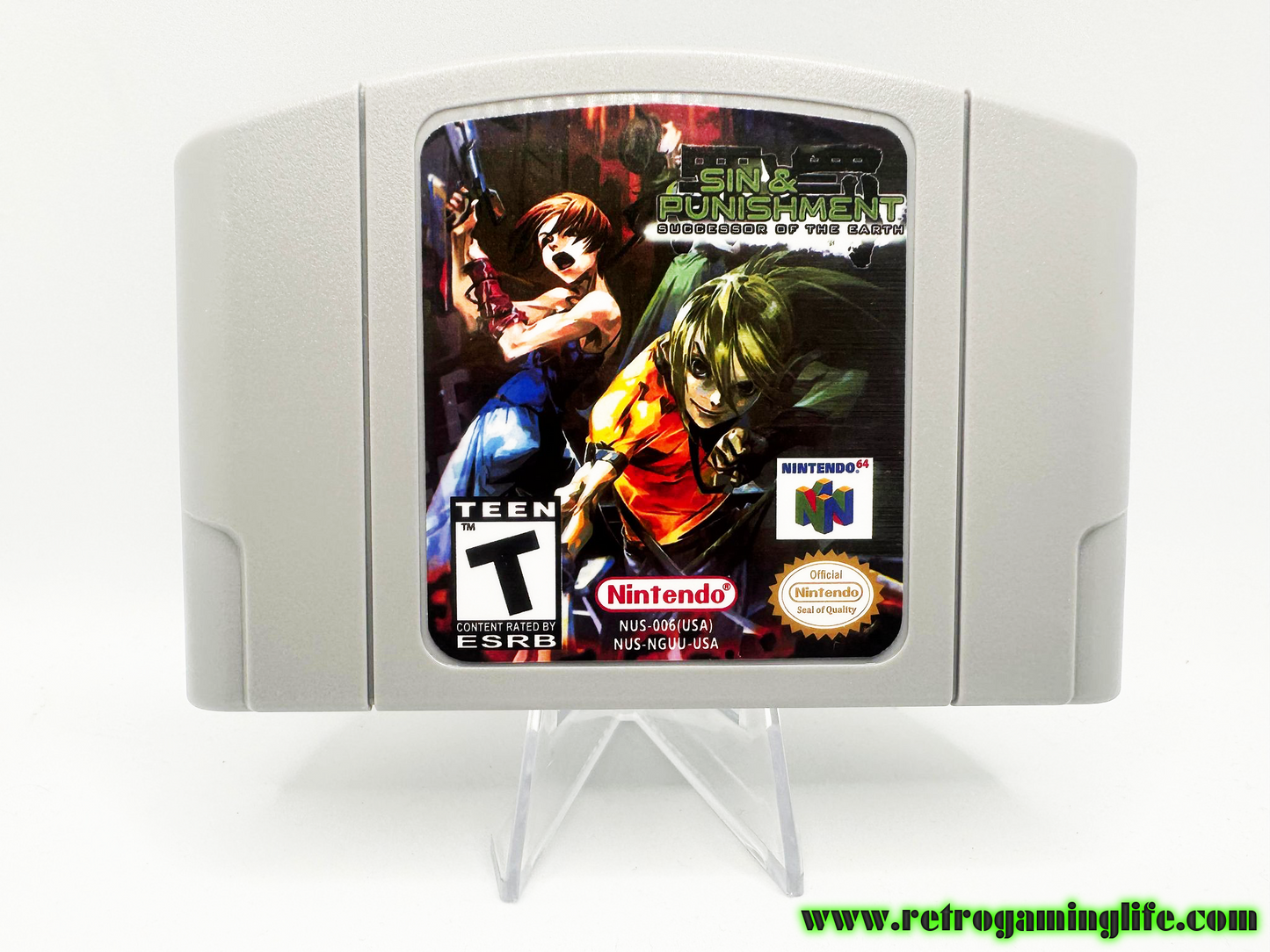 Sin and Punishment Nintendo 64 Repro Game Cart