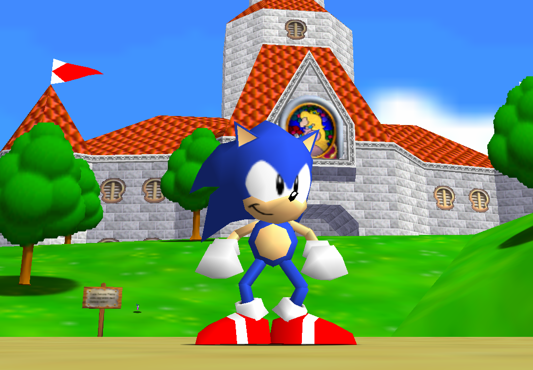 Super Mario 64: Sonic Edition Plus (Nintendo 64 Reproduction Game ...