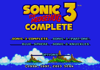 Sonic 3 Complete – Sega Genesis Reproduction Cartridge