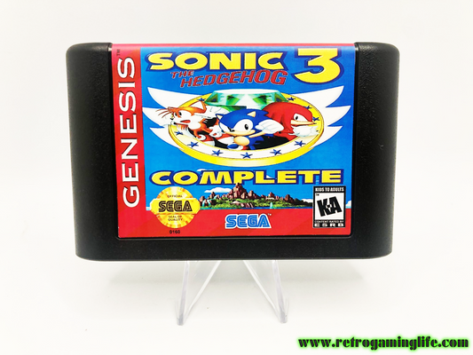 Sonic 3 Complete – Sega Genesis Reproduction Cartridge