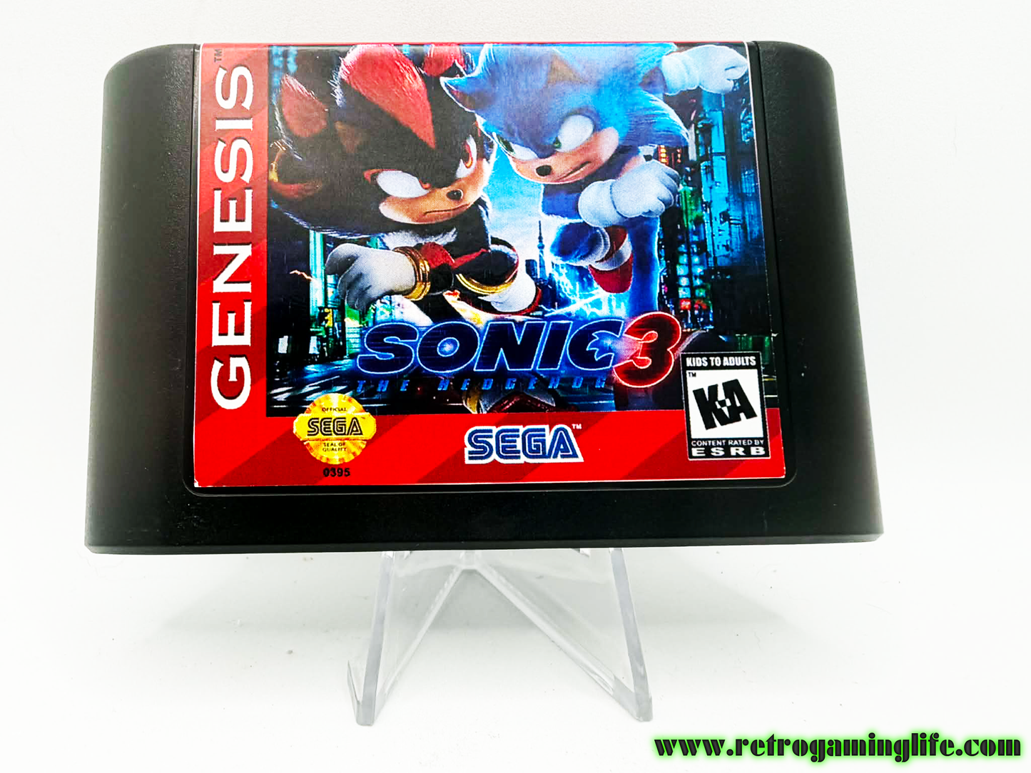 🦔 Sonic 3 Paramount Promo — Sega Genesis (Reproduction Cartridge)