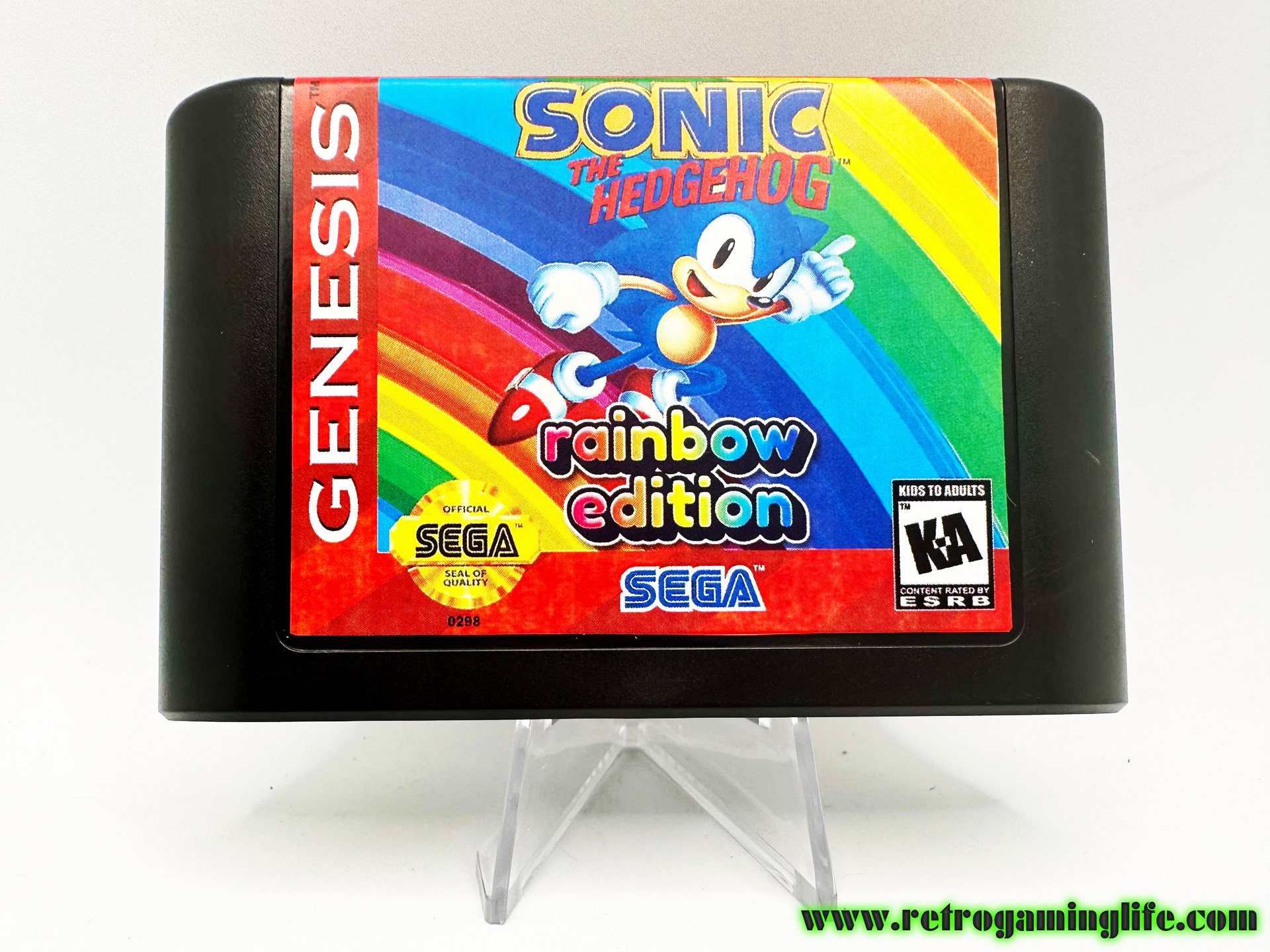 JAQUETTE SONIC THE Hedgehog Sega Mega Drive, 1991 EUR 5,95 - FR