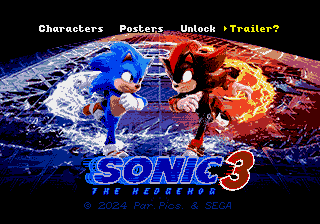 🦔 Sonic 3 Paramount Promo — Sega Genesis (Reproduction Cartridge)