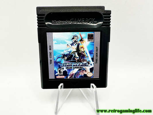 Star Ocean Blue Sphere Gameboy Color Game Cart Repro