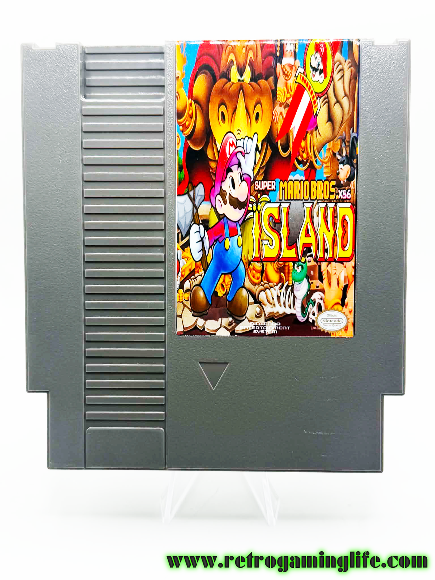 Super Mario Bros. X86 Island – NES Reproduction Cartridge