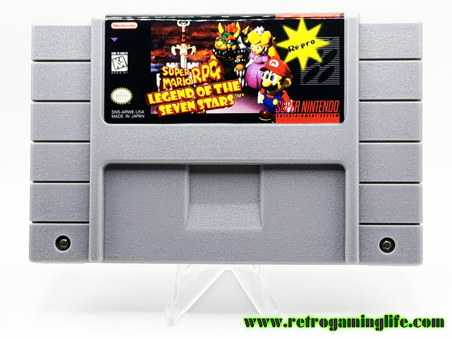 Super Mario RPG: Legend of the Seven Stars – SNES Reproduction