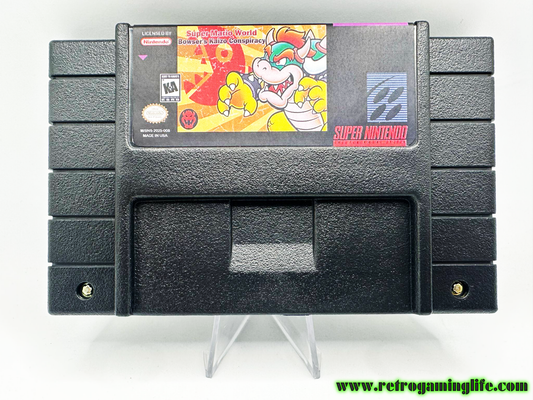 Super Mario World The Bowser's Kaizo Conspiracy SNES Video Game Cart