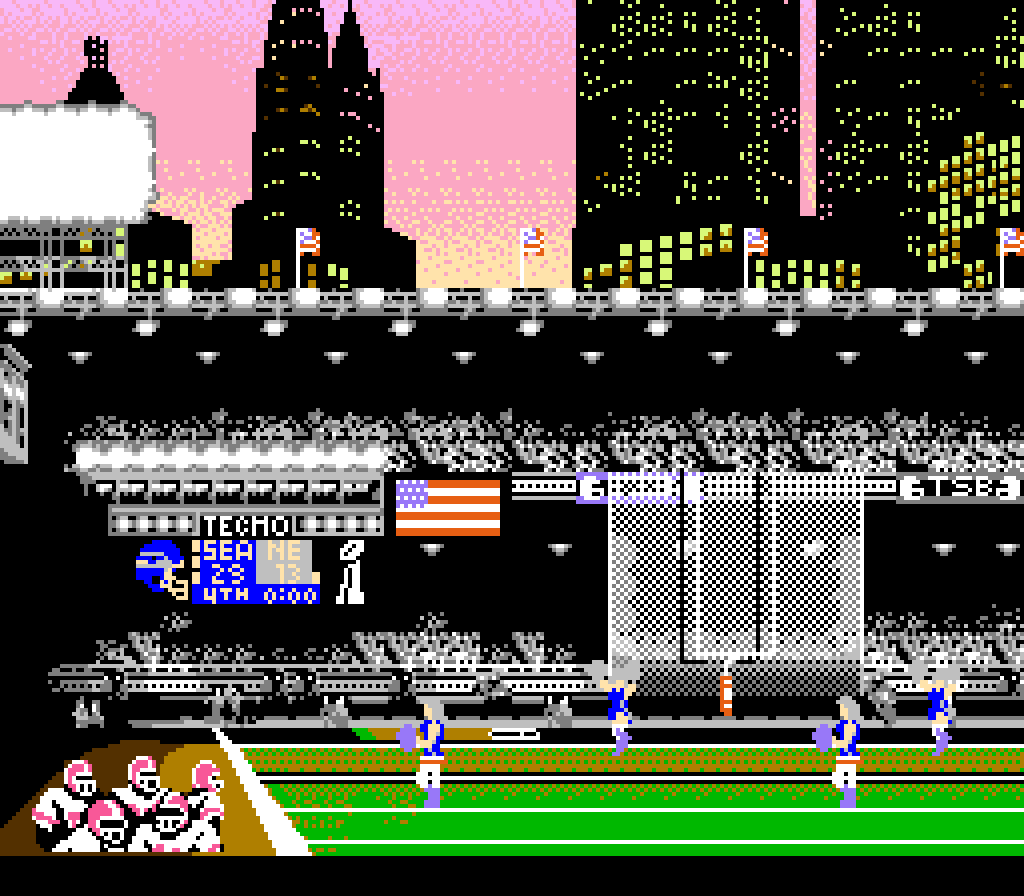 Tecmo Super Bowl 2027 NES Reproduction