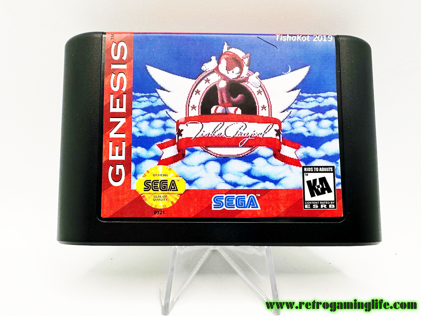 Tisha Project Sega Genesis Reproduction Video Game Cart