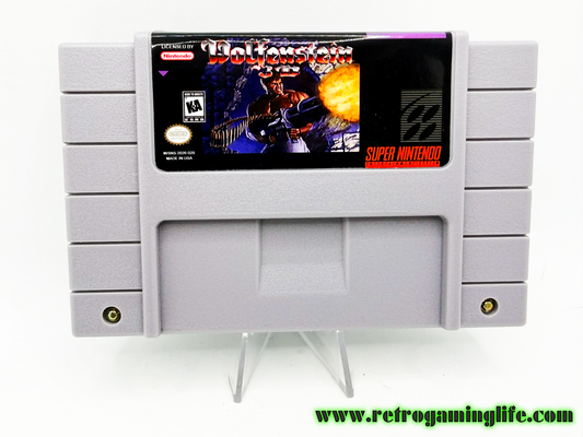 Wolfenstein 3D Uncut Redux SNES Reproduction Cart