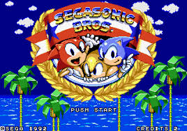 SegaSonic Bros Sega Genesis Reproduction Video Game Cart