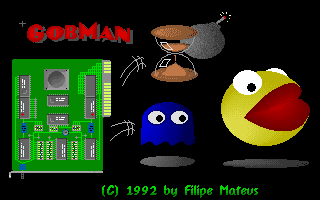 Gobman DOS Floppy Reproduction Video Game