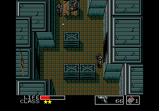 Metal Gear MSX Sega Genesis Reproduction