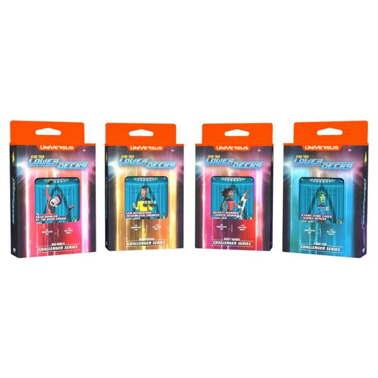 UniVersus: Star Trek: Lower Decks: Challenger Series Display (Set of 4)