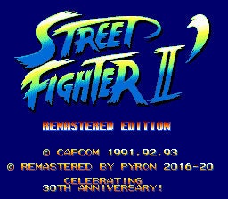 Street Fighter 2 CE Remastered Sega Genesis Cart Game