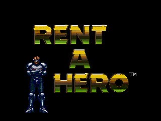 Rent a Hero RPG Sega Genesis Game