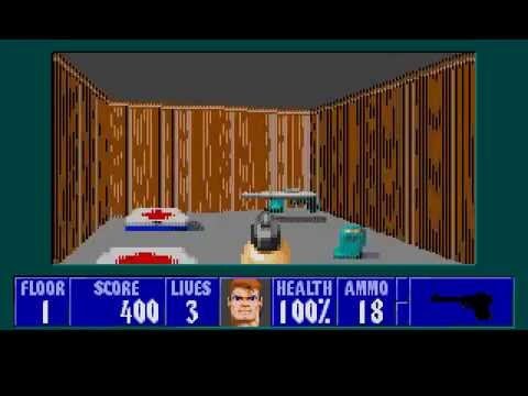 Wolfenstein 3D Sega Genesis Cart Classic FPS Game