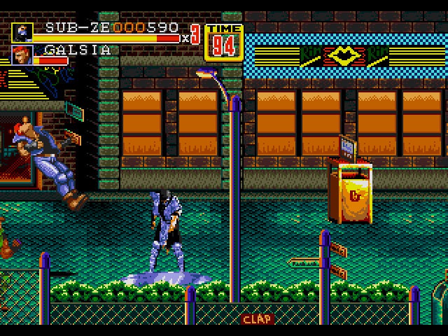 Mortal Kombat in Streets of Rage 2 Sega Genesis Game Cart